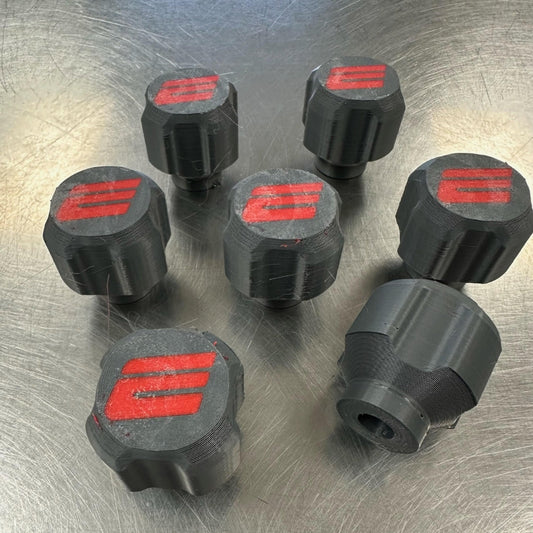 3D Printed Rack Knobs for ease of installation