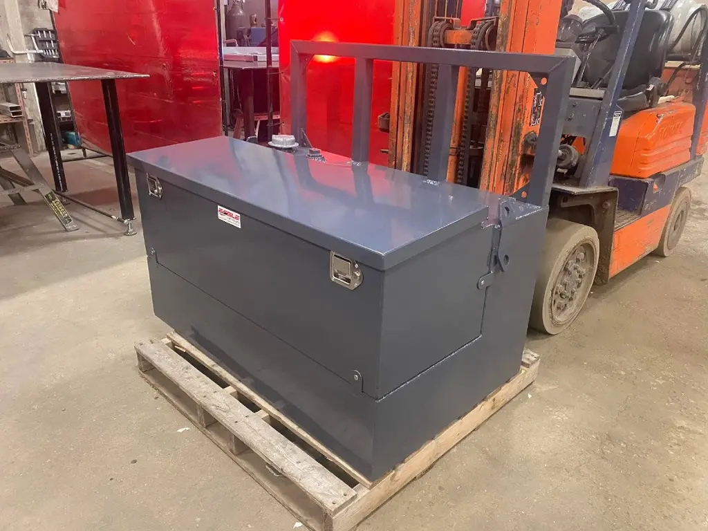 Custom painted fuel tank/tool box combo