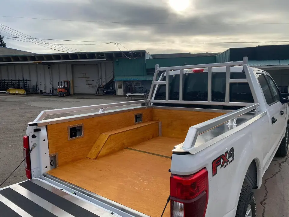 Box liner to protect work truck bed